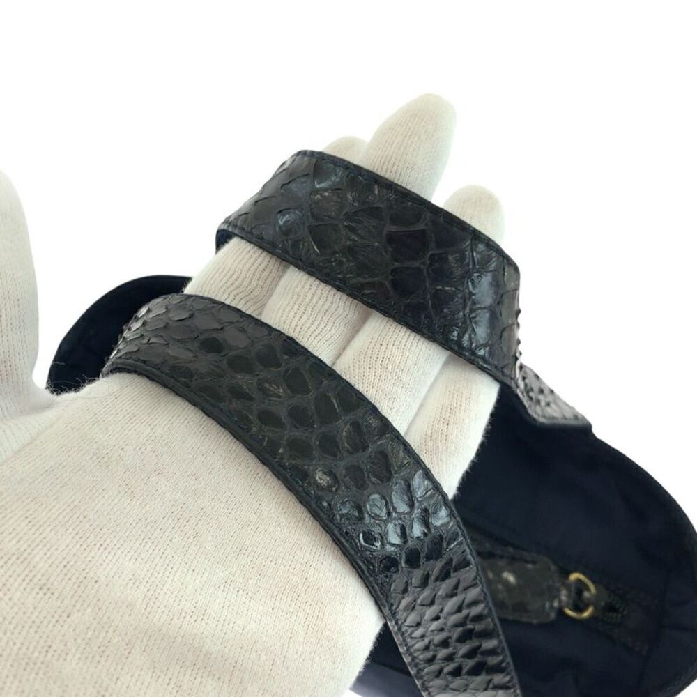 Prada Nylon Python Beaded Tote Handbag - image 6